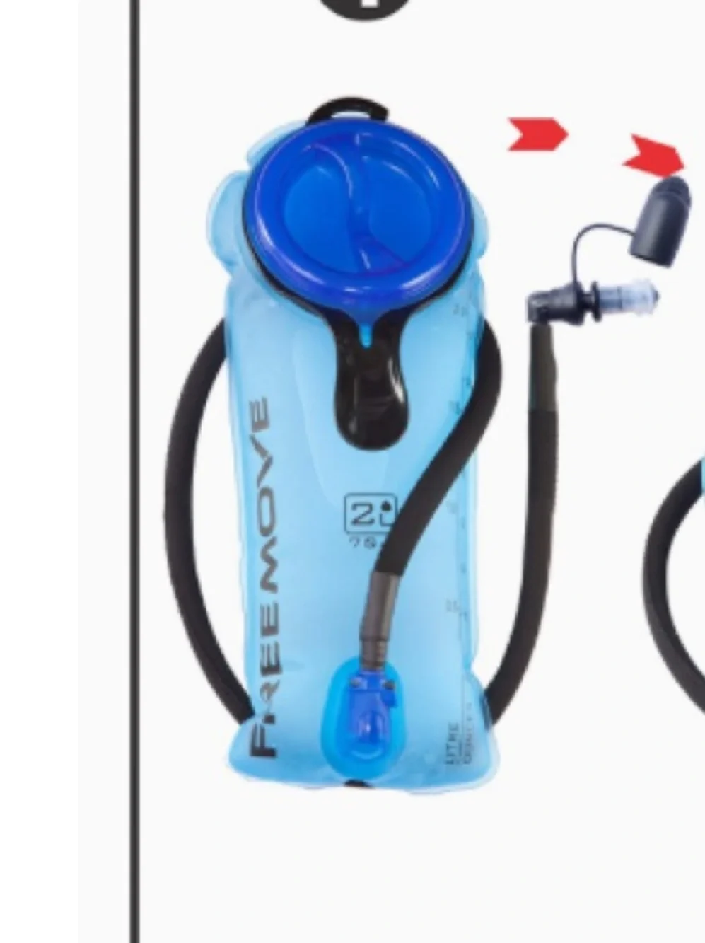 Freemove  4000 a Hydration Pack Backpack and bladder NWOT MISSING COOLER BAG